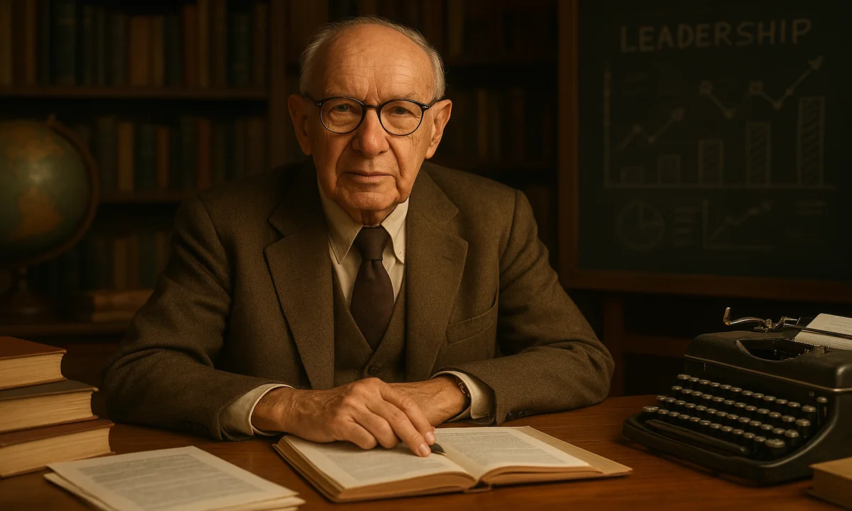 ووركس - Peter Drucker: The Visionary Who Redefined Leadership, Management, and Modern Organizational Thinking
